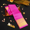 Baby Pink Vaira Oosi Wedding Silk Saree with Small Kamalam Butta, Traditional Designer Border