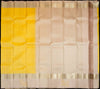 Sunshine Yellow with Silver Zari Kattam, Gray Border with Gold and Silver Fancy Butta Silk Saree