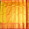 premiumwedding tissue kanchipuram silk saree in Lemon Yellow with Meena Work