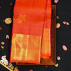 premium vaira oosi kanchipuram silk saree in Orange