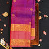 vaira oosi kanchipuram silk saree in Purple colour with Retta Pettu border