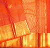 premium vaira oosi kanchipuram silk saree in Orange