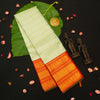 premium veldhari kanchipuram silk saree in pista green