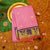 Premeium Traditional kanchipuram silk saree in Baby Pink colour with royal blue korvai border