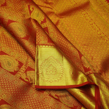 Load image into Gallery viewer, Traditional Chili Red Kanchipuram Silk Saree with Zari Brocade Design - Vivaaha Silks & Sarees