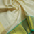 Premium Half White with Anandha Border Kanchipuram Silk Vaira Oosi Dhoti - Vivaaha Silks & Sarees