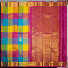 Load image into Gallery viewer, Traditional Palum Pazhamum Kattam Kanchipuram Silk Saree with Butta Design - Vivaaha Silks & Sarees