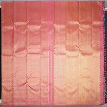 Load image into Gallery viewer, Traditional Peach Pink Bridal Kanchipuram Silk Saree with Pure Gold Zari - Vivaaha Silks & Sarees