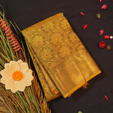 Load image into Gallery viewer, Fenugreek Bridal Kanchipuram Silk Saree with Zari Brocade & Traditional Design - Vivaaha Silks & Sarees