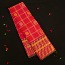 Load image into Gallery viewer, Rani Pink Veldhari Kattam Vintage Kanchipuram Silk Saree