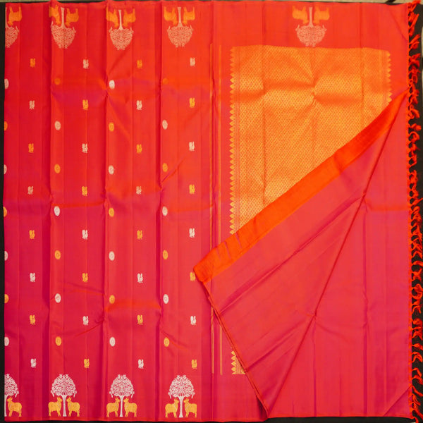 Rani Pink Trendy Kanchipuram Silk Saree