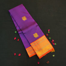 Load image into Gallery viewer, Violet Korvai Border Vintage Kanchipuram Silk Saree