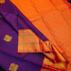 Violet Korvai Border Vintage Kanchipuram Silk Saree