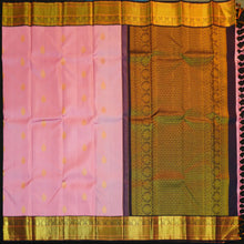Load image into Gallery viewer, Vintage Baby Pink Korvai Border Kanchipuram Silk Saree