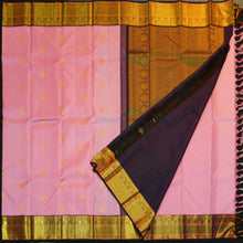 Load image into Gallery viewer, Vintage Baby Pink Korvai Border Kanchipuram Silk Saree