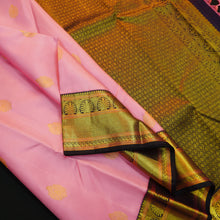 Load image into Gallery viewer, Vintage Baby Pink Korvai Border Kanchipuram Silk Saree
