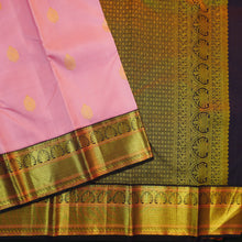 Load image into Gallery viewer, Vintage Baby Pink Korvai Border Kanchipuram Silk Saree