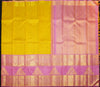 Yellow Kanchipuram Silk Saree · Pure Silk Saree · Bridal Silk Saree · Handloom Silk Saree · Traditional South Indian Saree · Wedding Silk Saree · Luxury Silk Saree . Designer Kanchipuram