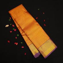 Load image into Gallery viewer, Orange Bridal Silk Saree with Pure Gold Zari - Bridal Collections - Vivaaha Silks & Sarees