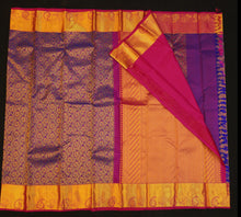 Load image into Gallery viewer, Violet with Pure Gold Zari Kanchipuram Silk Saree - Bridal Collections - Vivaaha Silks & Sarees