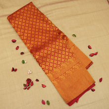 Load image into Gallery viewer, Red Kanchipuram Silk Saree with Traditional Zari Work - Vivaaha Silks & Sarees