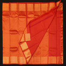 Load image into Gallery viewer, Timeless Beauty Red Kanchipuram Silk Saree in Copper Zari - Vivaaha Silks & Sarees