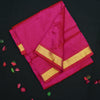 Pink Kanchipuram Silk Saree - 9 Yard Saree - Vivaaha Silks & Sarees