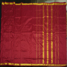 Load image into Gallery viewer, Madisar Saree - Maroon Kanjivaram Pure Silk Saree - Vivaaha Silks & Sarees