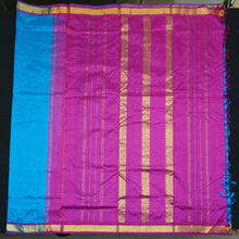 Load image into Gallery viewer, Sky Blue Kanchipuram Silk Saree - 9 Yard Saree - Vivaaha Silks & Sarees