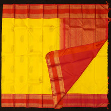 Load image into Gallery viewer, Golden Yellow Kancheepuram Silk Saree Pure Gold Zari - Vivaaha Silks & Sarees