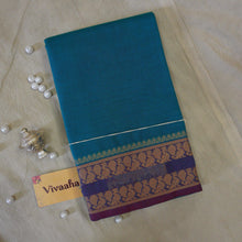 Load image into Gallery viewer, Sky Blue Color Kanchi Cotton Saree - Vivaaha Silks & Sarees