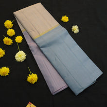 Load image into Gallery viewer, Pastel Brown Mubbagam Kanchipuram Silk Saree - Vivaaha Silks & Sarees