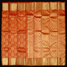 Load image into Gallery viewer, Chilli Red Jaal Jacquard Bridal Kanchipuram Silk Saree - Vivaaha Silks & Sarees