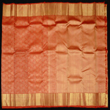 Load image into Gallery viewer, Chilli Red Jacquard Bridal Kanchipuram Pure Zari Silk Saree - Vivaaha Silks & Sarees