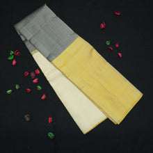 Load image into Gallery viewer, Gray Mubbagam Kanchipuram Silk Sari - Vivaaha Silks & Sarees