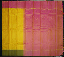 Load image into Gallery viewer, Mango Yellow Muppagam Kanchipuram Silk Sari - Vivaaha Silks & Sarees