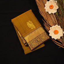 Load image into Gallery viewer, Peanut Brown Kanchipuram Silk Saree | Brown Border & Pallu - Vivaaha Silks & Sarees