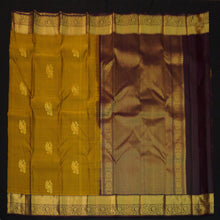 Load image into Gallery viewer, Peanut Brown Kanchipuram Silk Saree | Brown Border & Pallu - Vivaaha Silks & Sarees