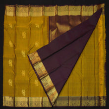 Load image into Gallery viewer, Peanut Brown Kanchipuram Silk Saree | Brown Border & Pallu - Vivaaha Silks & Sarees
