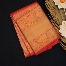 Load image into Gallery viewer, Red Bridal Kanchipuram Silk Saree Pure Gold Zari - Vivaaha Silks & Sarees