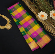 Load image into Gallery viewer, Palum Pazhamum Kanchipuram Silk Saree in Gold Zari - Vivaaha Silks & Sarees