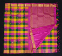 Load image into Gallery viewer, Palum Pazhamum Kanchipuram Silk Saree in Gold Zari - Vivaaha Silks & Sarees