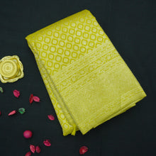 Load image into Gallery viewer, Pastel Green Color Kanchipuram Silk Saree Self Jacquard - Vivaaha Silks & Sarees