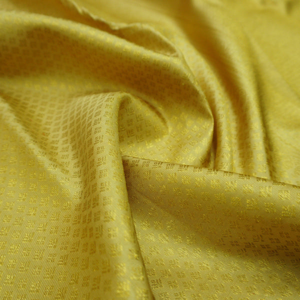 Sandal Gold Color Kanchipuram Silk Saree Self Jacquard - Vivaaha Silks & Sarees