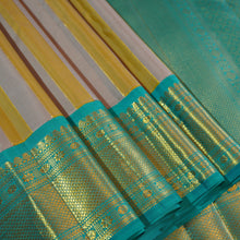 Load image into Gallery viewer, Pastel Vertical Lines with Anandha Korvai Kanchipuram Silk Saree - Vivaaha Silks & Sarees