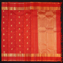 Load image into Gallery viewer, Chilli Red Traditional Kanchipuram Silk Saree - Vivaaha Silks & Sarees