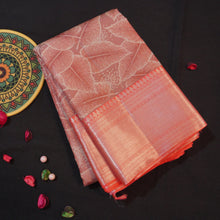 Load image into Gallery viewer, Elegance Redefined: Exclusive Digital Design Silk Saree - Blush Red - Vivaaha Silks & Sarees