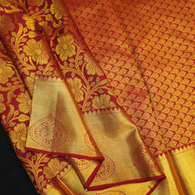 Load image into Gallery viewer, Ruby Red Kanjivaram Silk Saree | Wedding Collection - Vivaaha Silks & Sarees