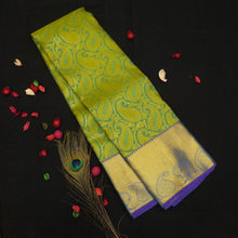 Load image into Gallery viewer, Intricate Pista Green Bridal Kanjivaram Silk Saree - Vivaaha Silks & Sarees
