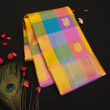 Load image into Gallery viewer, Light Color Palum Pazhamum Kattam Kanjivaram Silk Sari - Vivaaha Silks & Sarees